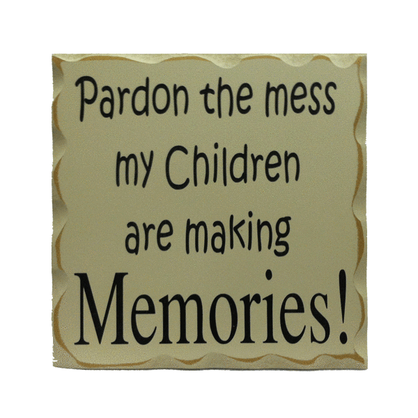 "Pardon the mess..."